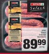 Spar Select Grabouw Boerewors-Per Kg