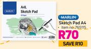 Marlin Sketch Pad A4