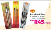 Dala Paint Brush Sets-Per Pack