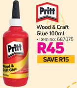 Pritt Wood & Craft Glue-100ml