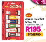 Dala Acrylic Paint Set-6 x 30 ml