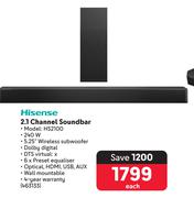Hisense 2.1 Channel Soundbar HS2100