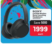 Sony CH720N Wireless Noise Cancelling Headphones-Each
