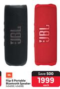 JBL Flip 6 Portable Bluetooth Speaker-Each