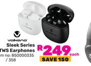 Volkano Sleek Series Tws Earphones-Each
