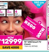 Hisense 75" UHD Smart TV 75A6K