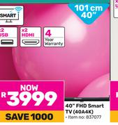 Hisense 40" FHD Smart TV 40A4K