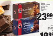 Bakers Romany Creams Or Choc Kits Biscuits (Selected)-200g Per Pack