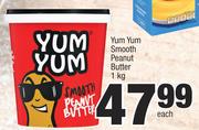 Yum Yum Smooth Peanut Butter-1Kg Each