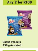 Simba Peanuts Assorted-For Any 2 x 450g