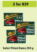 Safari Pitted Dates-For 3 x 250g