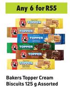Bakers Topper Cream Biscuits Assorted-For Any 6 x 125g
