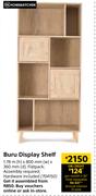 Home & Kitchen Buru Display Shelf-1.78m (h) x 800mm (w) x 360mm (d)