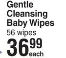 Himalaya Gentle Cleansing Baby Wipes 56 Wipes-Each