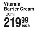 Mustela Vitamin Barrier Cream-100ml Each