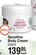 Pure Beginings Organic Baby Sensitive Body Cream-250ml Each
