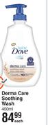 Baby Dove Derma Care Soothing Wash-400ml Each