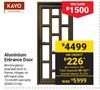 Kayo Aluminium Entrance Door 850010136
