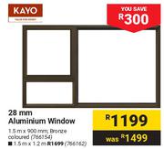 Kayo 28mm Aluminium Window 1.5m X 1.2m