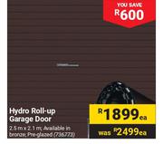 Hydro Roll-Up Garage Door 2.5m X 2.1m Each