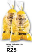 Lemon Thriftpacks-For 2 x 1kg