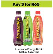 Lucozade Energy Drink Assorted-For Any 3 x 500ml