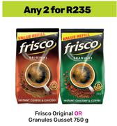 Frisco Original Or Granules Gusset-For Any 2 x 750g