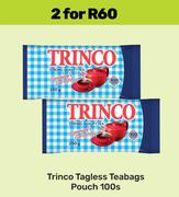 Trinco Tagless Teabags Pouch-For 2 x 100s