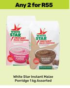 White Star Instant Maize Porridge Assorted-For Any 2 x 1Kg