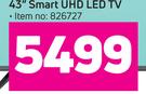 Hisense 43" Smart UHD LED TV