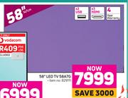 Hisense 58" LED TV 58A7G