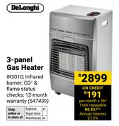 DeLonghi 3-Panel Gas Heater