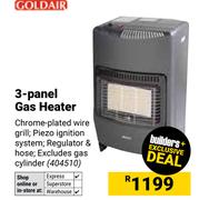 Goldair 3-Panel Gas Heater