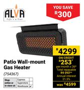 Alva Patio Wall-Mount Gas Heater
