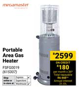 Megamaster Portable Area Gas Heater FSFG0019