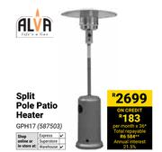 Alva Split Pole Patio Heater GPH17