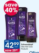 Schwarzkopf Gliss Hair Care Products-Each