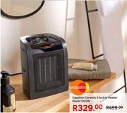Equation Ceramic Electric Heater Black 1500W