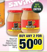 Black Cat Peanut Butter (Selected Excl.Sugar Free Range)-2 x 400g