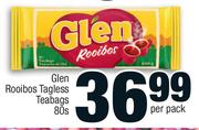 Glen Rooibos Tagless Teabags-80s Per Pack