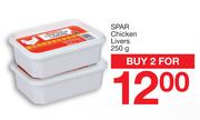 Spar Chicken Livers-2x250g