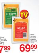 Spar Vacuum Packed Cheese Selected-700g Each