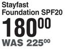Yardley Stayfast Foundation SPF20