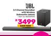 JBL 3.1 Channel Soundbar With Wireless Subwoofer SB560