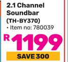 JVC 2.1 Channel Soundbar TH-BY370