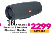 JBL Charge Essential 2 Portable Bluetooth Speaker