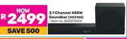 Hisense 3.1 Channel 480W Soundbar HS3100