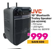 JVC 10" Bluetooth Trolley Speaker XS-N319PB