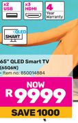Hisense 65"(165cm) QLED Smart TV 65Q6N