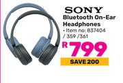 Sony Bluetooth On-Ear Headphones